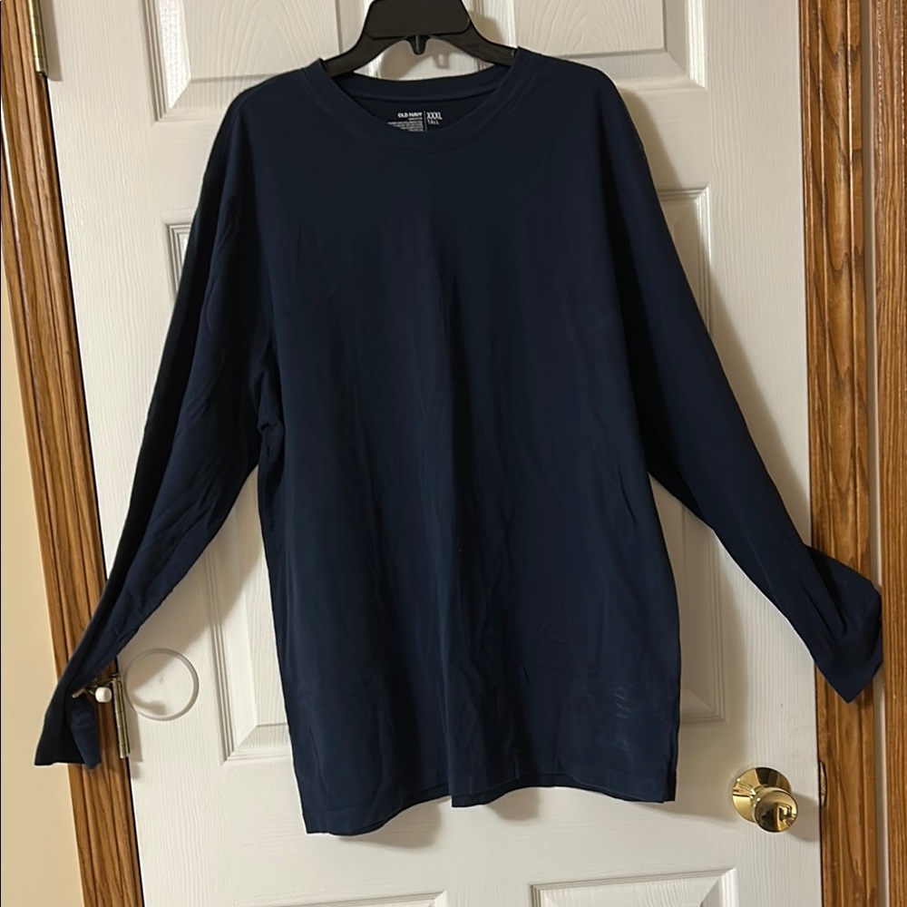 Navy Blue Long Sleeve Shirt